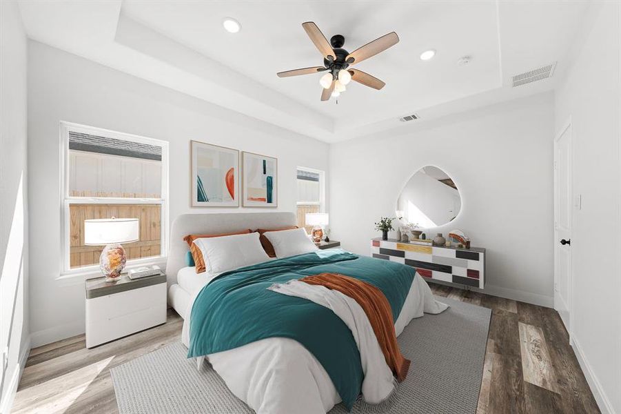 Furnished interior view inside a new home in , Ennis (Image 5).