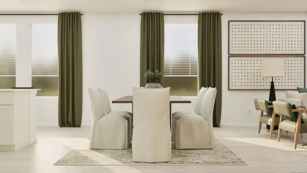 Furnished interior view inside a new home in Steelwood Trails, Marion (Image 10).