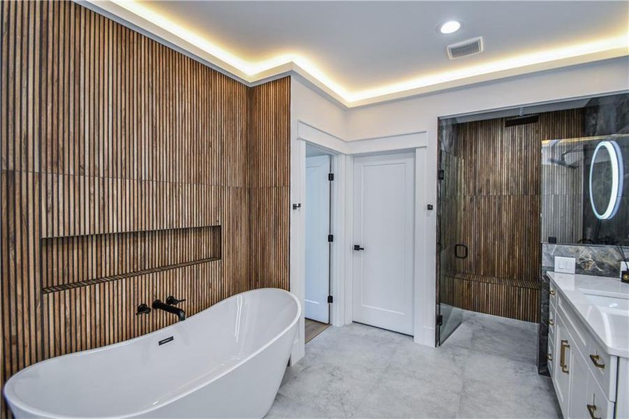 Furnished interior view inside a new home in , Hoschton (Image 40).