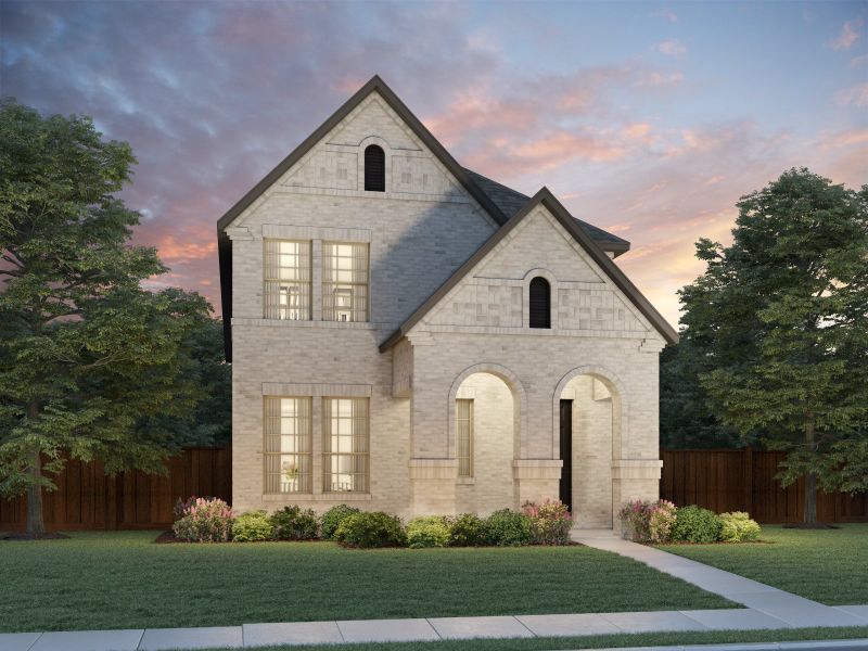 Front exterior of a new home in Oak Ridge Park, Corinth, TX, highlighting curb appeal (Image 1). Front exterior of a new home in Oak Ridge Park, Corinth, TX, highlighting curb appeal (Image 1).
