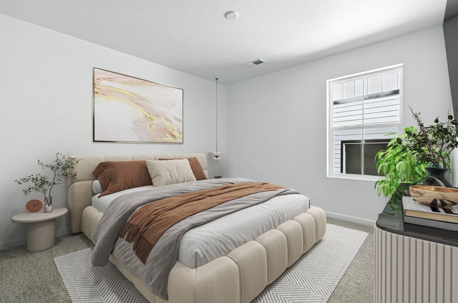 Representative furnished interior of a home built from the Palisade by Taylor Morrison in Macanta City Collection, Castle Rock (Image 13).
