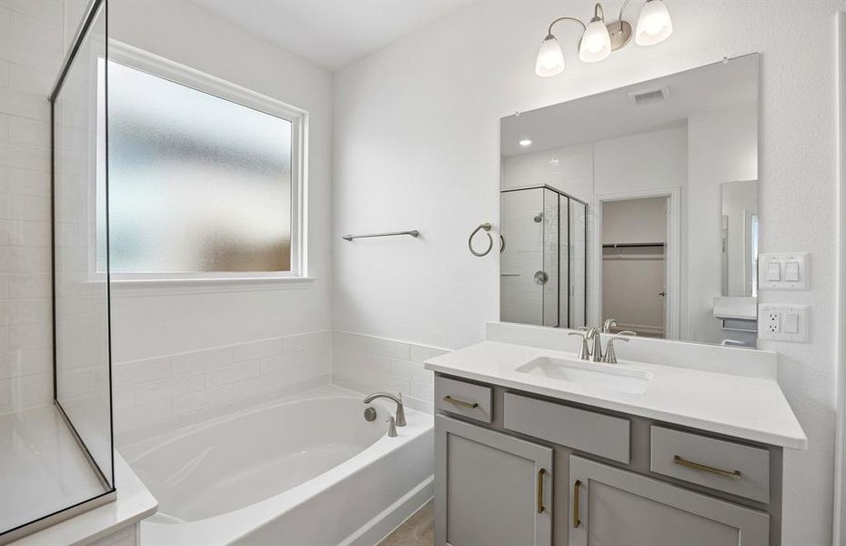 Private primary bath