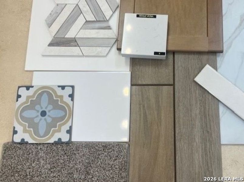 Sample of building materials used in homes in Alamo Estates, San Antonio (Image 26).