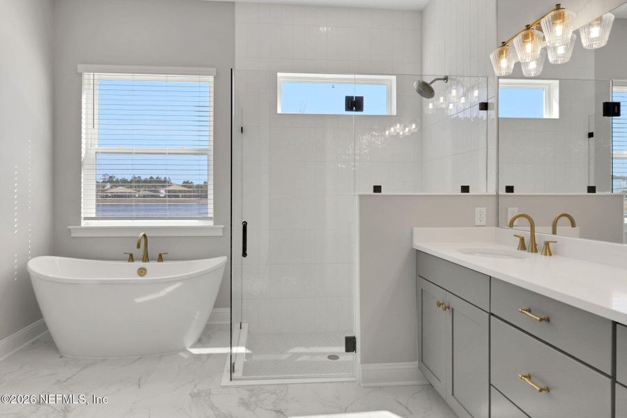 Furnished interior view inside a new home in , Ponte Vedra (Image 18). Furnished interior view inside a new home in , Ponte Vedra (Image 18).