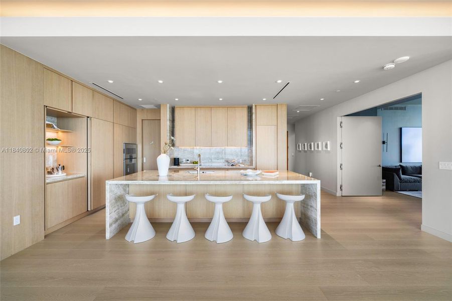 Furnished interior view inside a new home in , Miami Beach (Image 52).