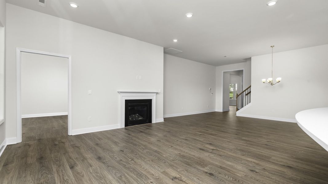 Spacious, unfurnished interior of a new home in The Villas at Kinsley, Jamestown (Image 13).