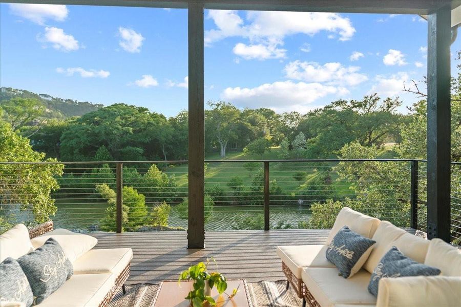Exterior details and patio area of a home in , Wimberley (Image 20).