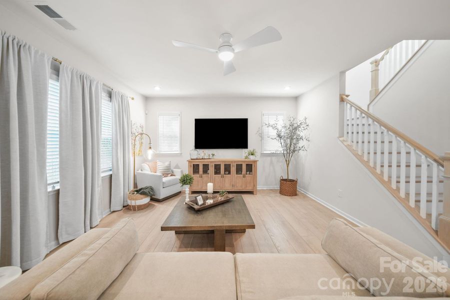 Family Room & Staircase