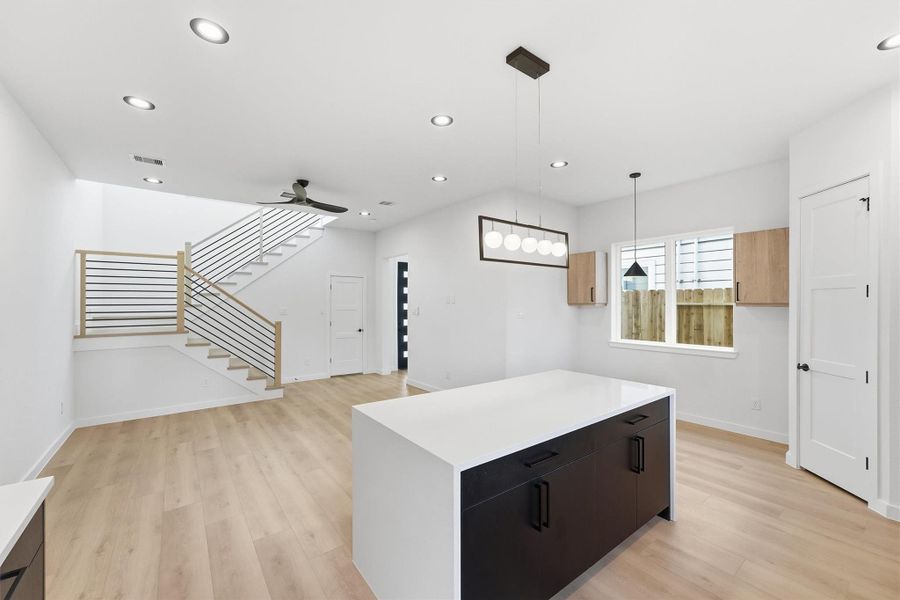 Furnished interior view inside a new home in , Houston (Image 10). Furnished interior view inside a new home in , Houston (Image 10).