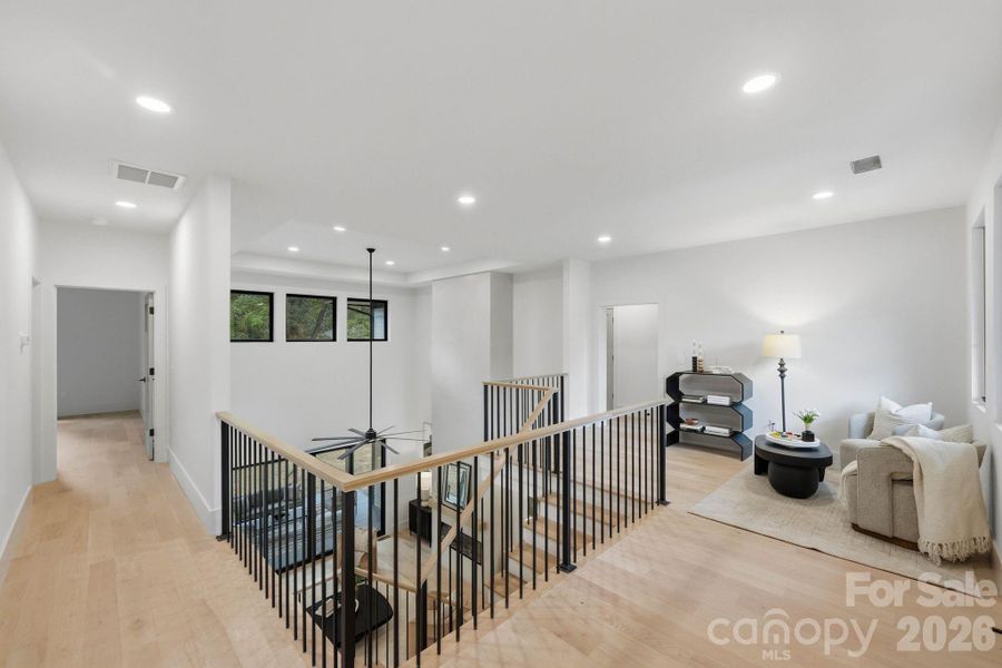 Furnished interior view inside a new home in , Charlotte (Image 16).