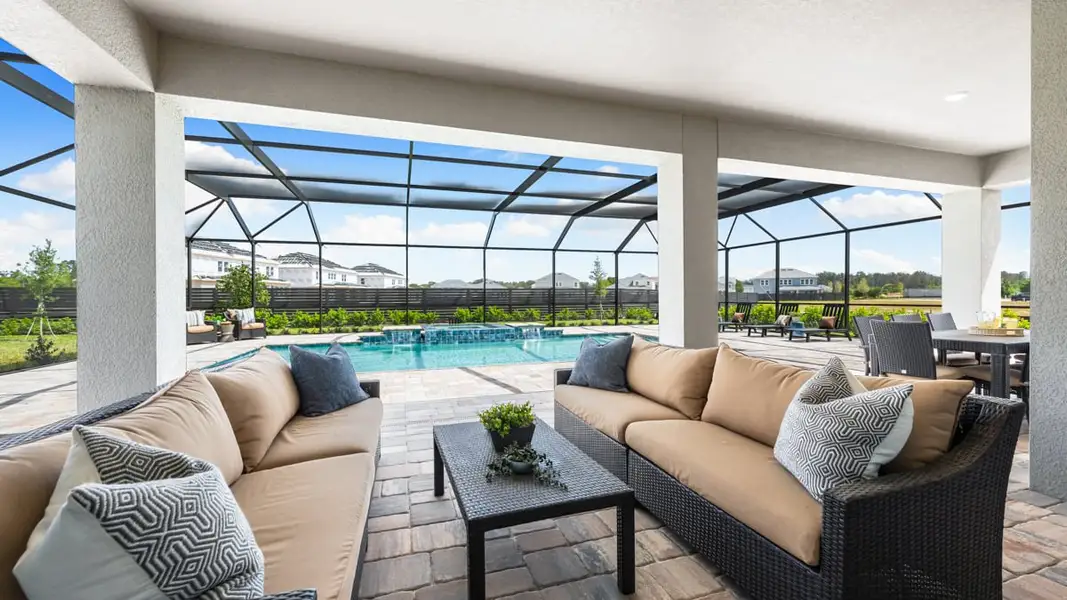 Representative furnished interior of a home built from the Bimini by Taylor Morrison in Victoria Lakes, Odessa (Image 25).