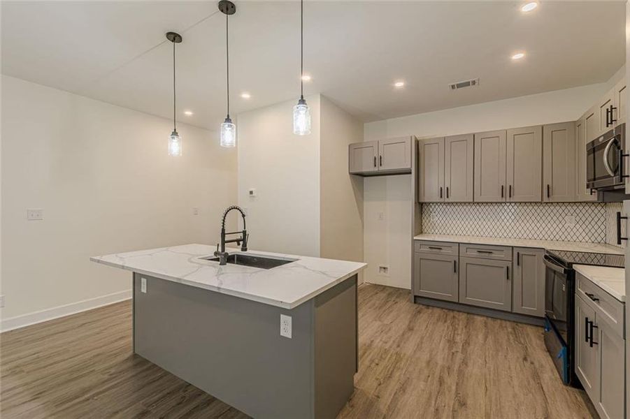 Furnished interior view inside a new home in , Stone Mountain (Image 13). Furnished interior view inside a new home in , Stone Mountain (Image 13).