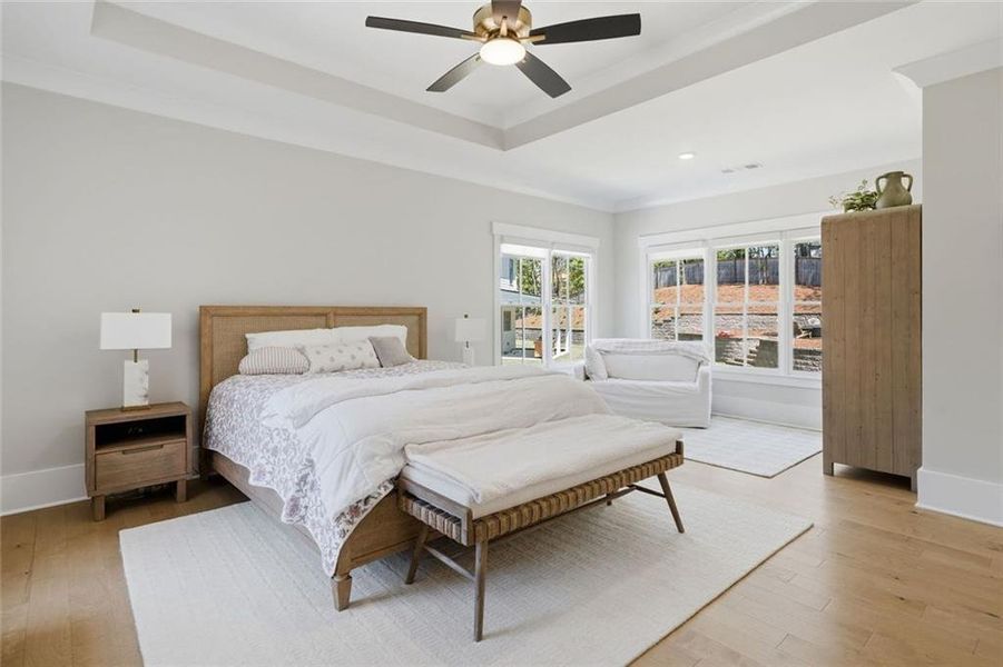 Furnished interior view inside a new home in Malone's Pond, Ball Ground (Image 33).