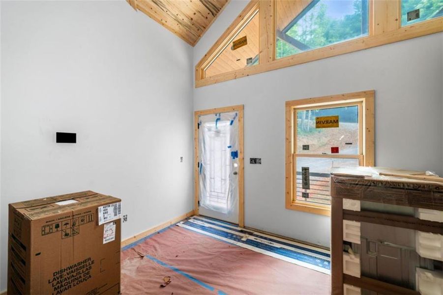 In-progress construction of a new home in , Ellijay, GA (Image 12).