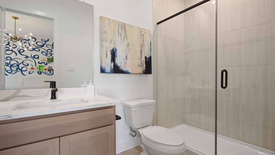 Furnished interior view inside a new home in Butlers Bend Estates, Pinehurst (Image 47).