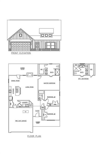 2D floor plan layout of this home in , Silver Creek, GA (Image 6).