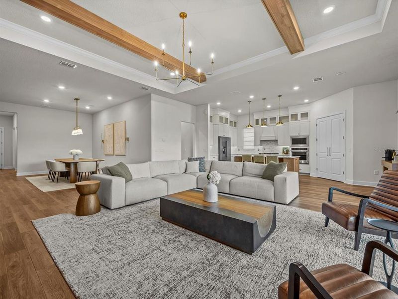 Furnished interior view inside a new home in , Montverde (Image 8).