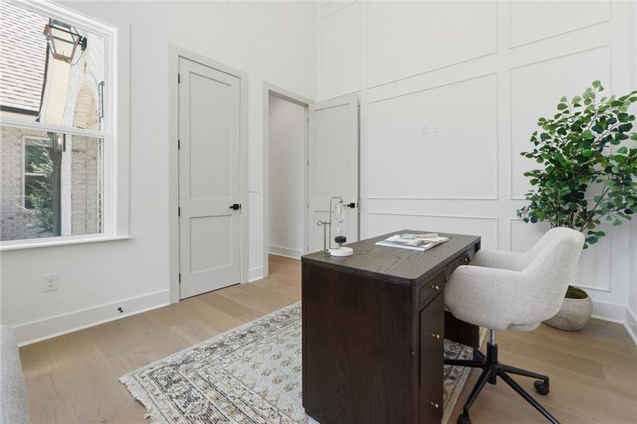 Furnished interior view inside a new home in , Powder Springs (Image 49).