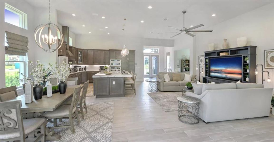 Furnished interior view inside a new home in , Palm Coast (Image 5).