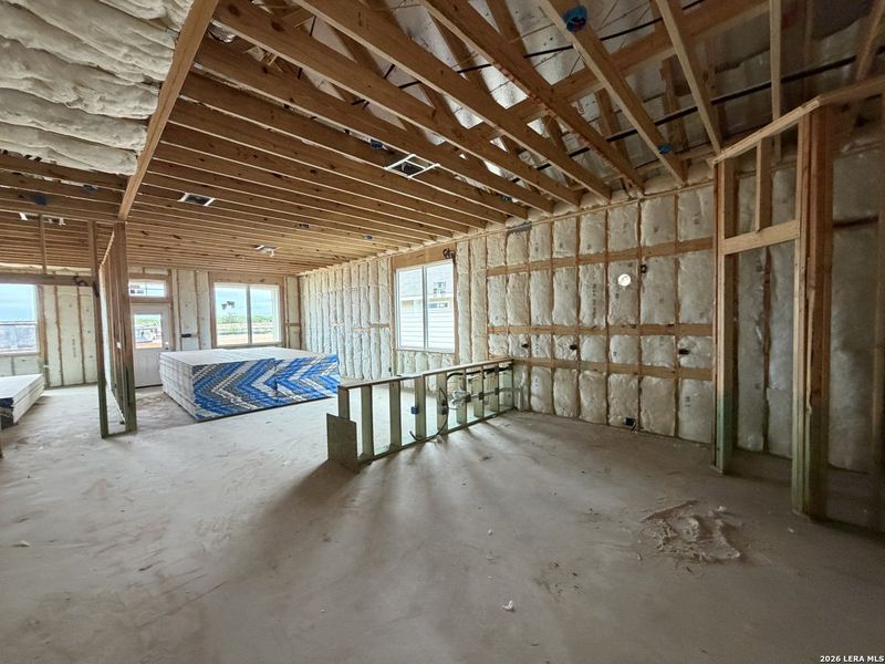 In-progress construction of a new home in Arroyo Ranch, Seguin, TX (Image 11).
