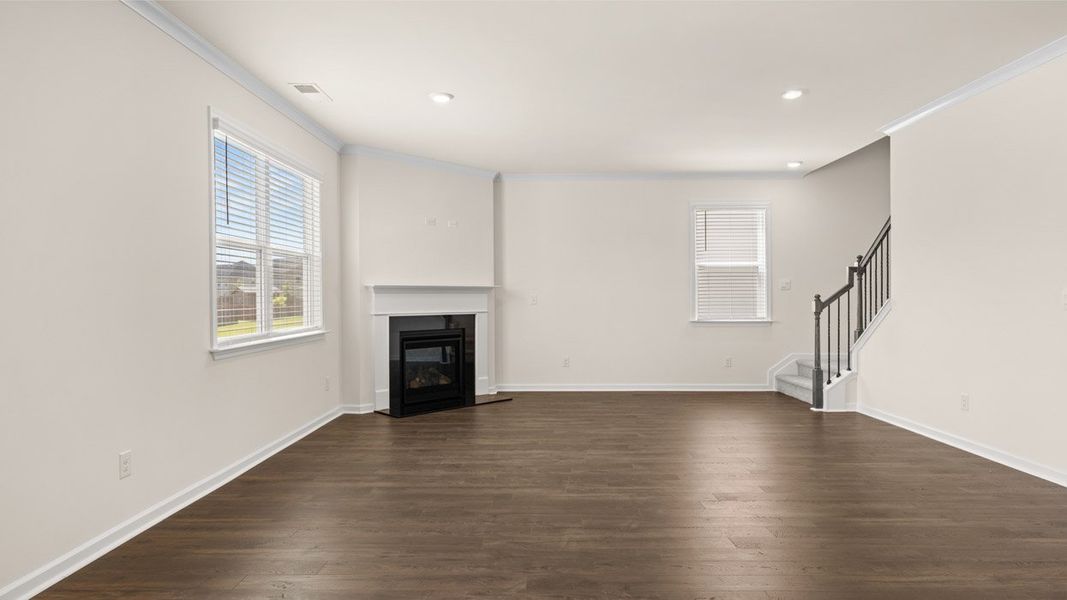 Spacious, unfurnished interior of a new home in Highland Hills, Graniteville (Image 18). Spacious, unfurnished interior of a new home in Highland Hills, Graniteville (Image 18).