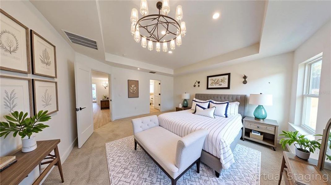 Furnished interior view inside a new home in , Alachua (Image 16).