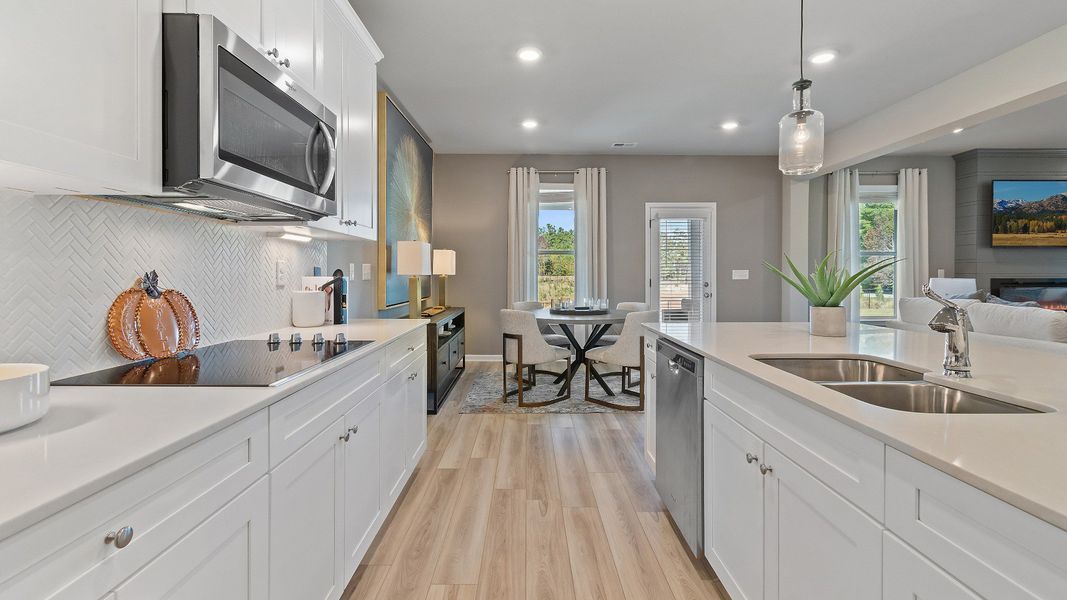 Representative furnished interior of a home built from the McKinley II by DRB Homes in Northcroft, Loganville (Image 21).