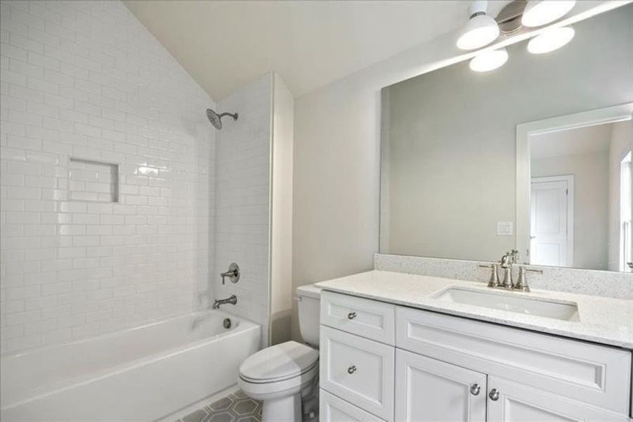 Furnished interior view inside a new home in Crossroads, Alpharetta (Image 14).