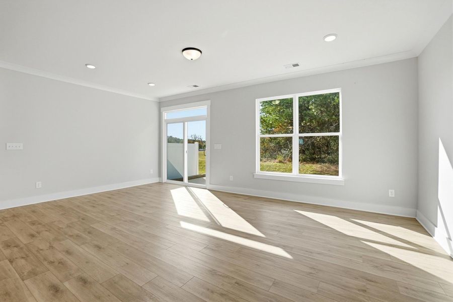 Spacious, unfurnished interior of a new home in Blythe Mill Townhomes, Waxhaw (Image 19). Spacious, unfurnished interior of a new home in Blythe Mill Townhomes, Waxhaw (Image 19).