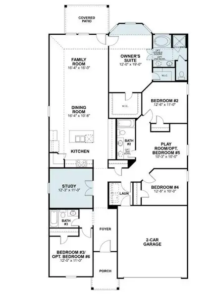 2D floor plan layout of this home in Sorella, Tomball, TX (Image 3). 2D floor plan layout of this home in Sorella, Tomball, TX (Image 3).
