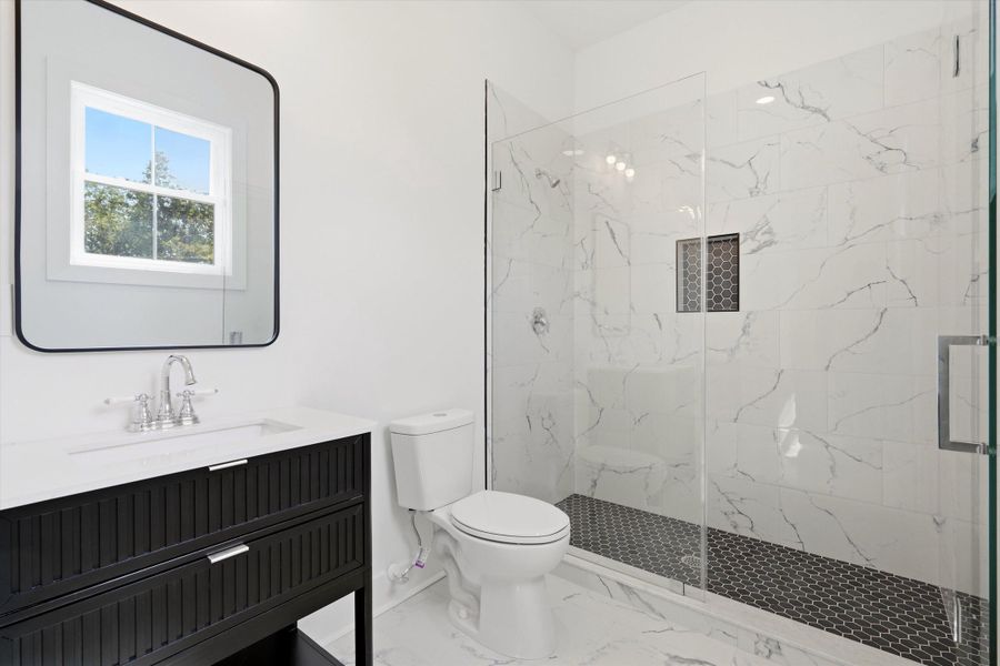 Furnished interior view inside a new home in , Charleston (Image 31).