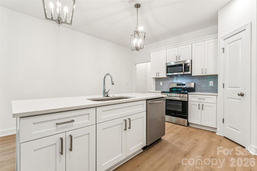 Furnished interior view inside a new home in , Gastonia (Image 6).