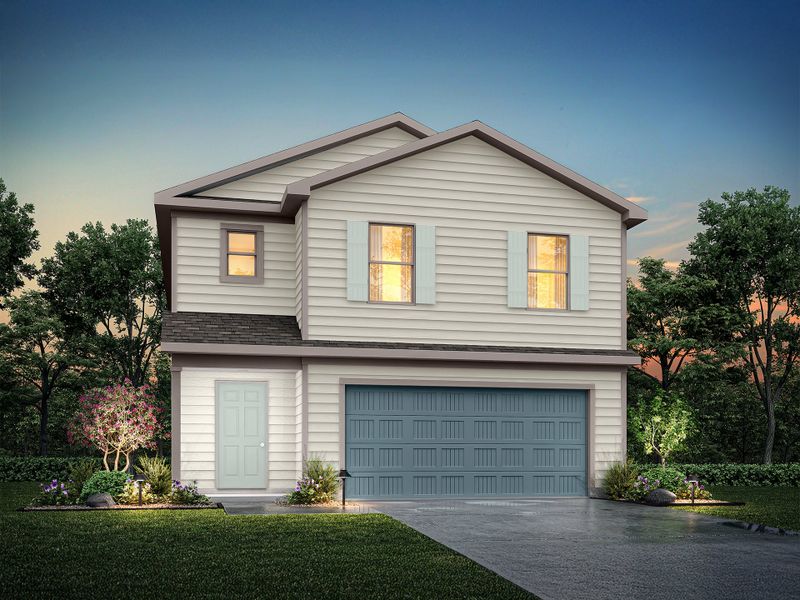 Representative exterior photo of a completed home built from the Sequoia by National HomeCorp in Forest Ridge, Edgefield, SC (Image 15).