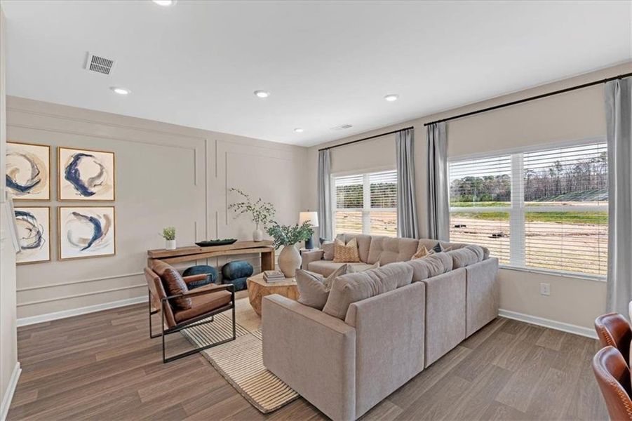 Furnished interior in a model home at Salacoa in Calhoun (Image 12). Furnished interior in a model home at Salacoa in Calhoun (Image 12).