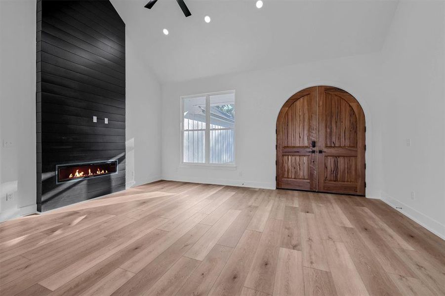 Spacious, unfurnished interior of a new home in , Savoy (Image 35). Spacious, unfurnished interior of a new home in , Savoy (Image 35).