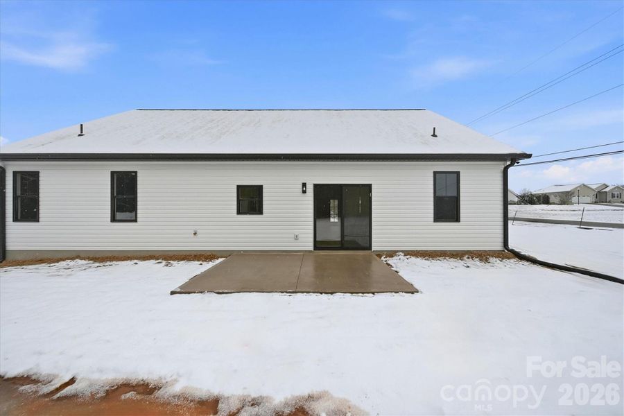 Exterior details and patio area of a home in , Maiden (Image 4).