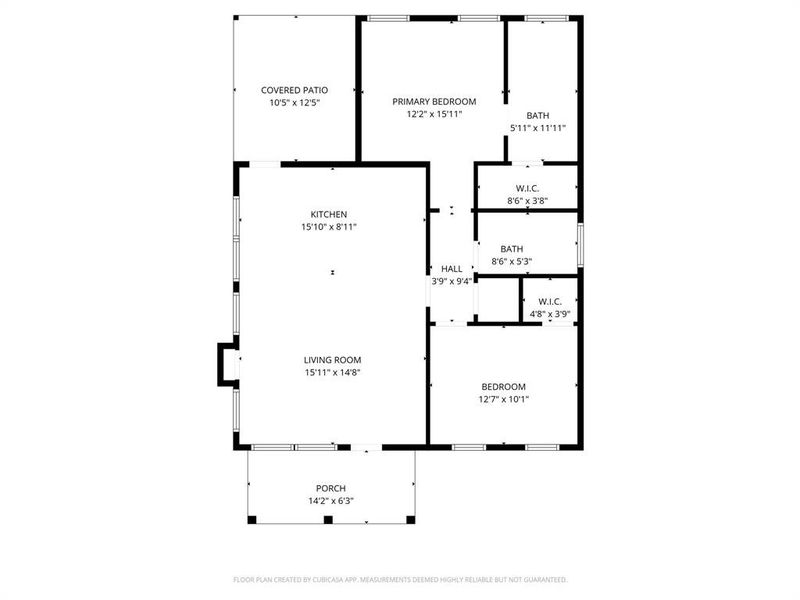 2D floor plan layout of this home in , Stephenville, TX (Image 3).