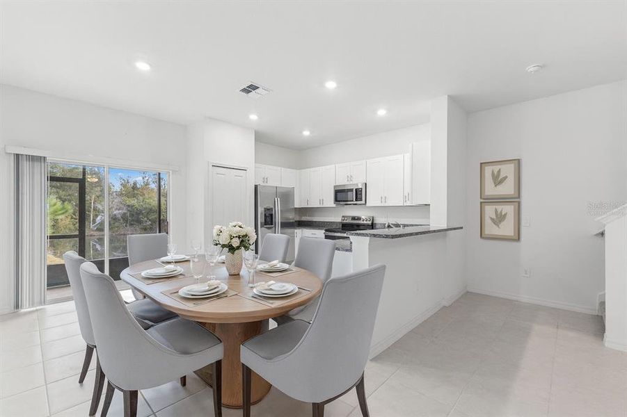 Furnished interior view inside a new home in , Land O' Lakes (Image 5). Furnished interior view inside a new home in , Land O' Lakes (Image 5).