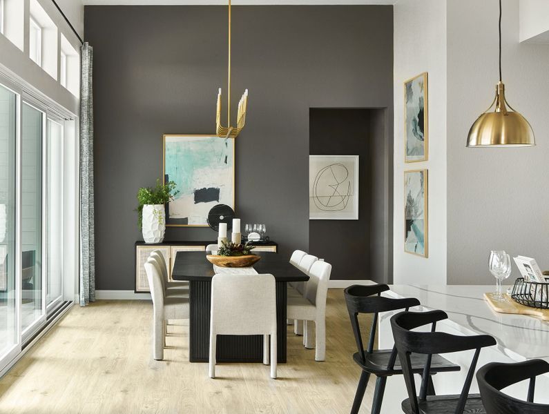 Representative furnished interior of a home built from the Ridge by Taylor Morrison in Parterre Destination Collection, Thornton (Image 12).