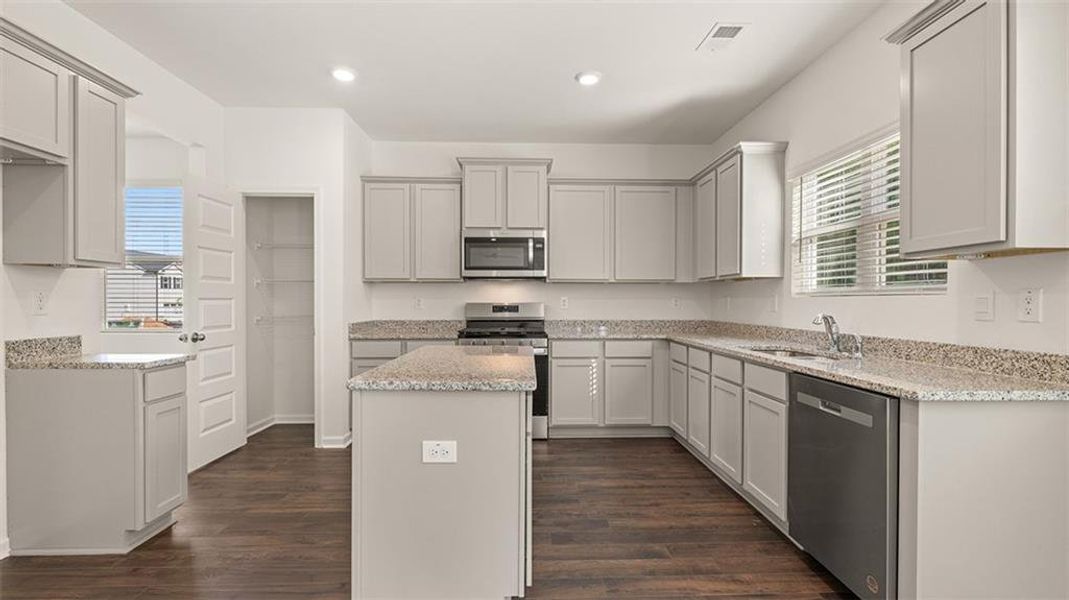 Furnished interior view inside a new home in Preserve at Dove Creek, Statham (Image 14).