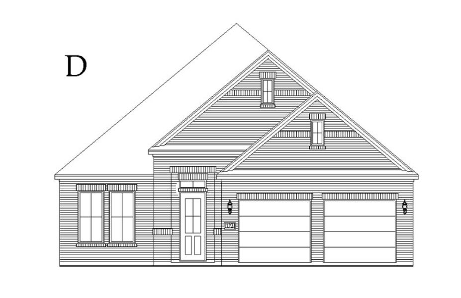 Representative rendering of the exterior for the Crockett by Windsor Homes (Image 5).