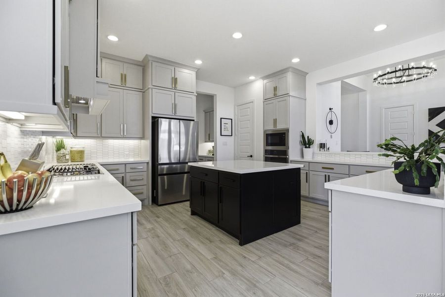 Furnished interior view inside a new home in Vintage Oaks, New Braunfels (Image 12).
