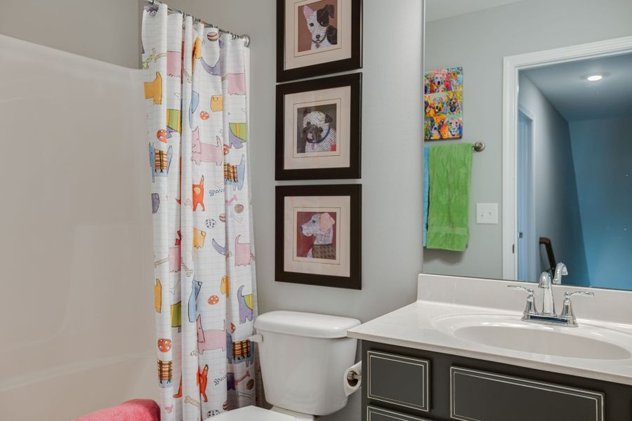 Furnished interior view inside a new home in Wheatfield, Shelbyville (Image 22).