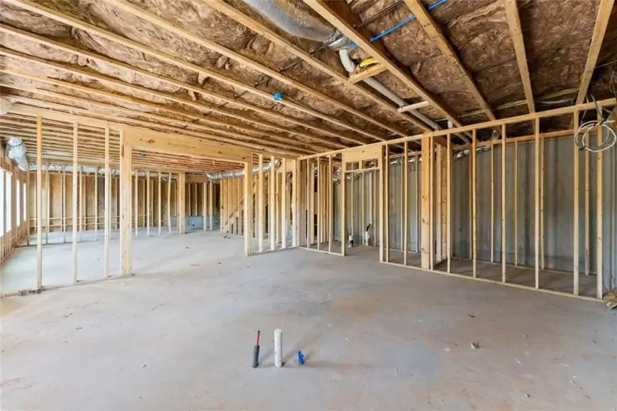 In-progress construction of a new home in , Dawsonville, GA (Image 28).