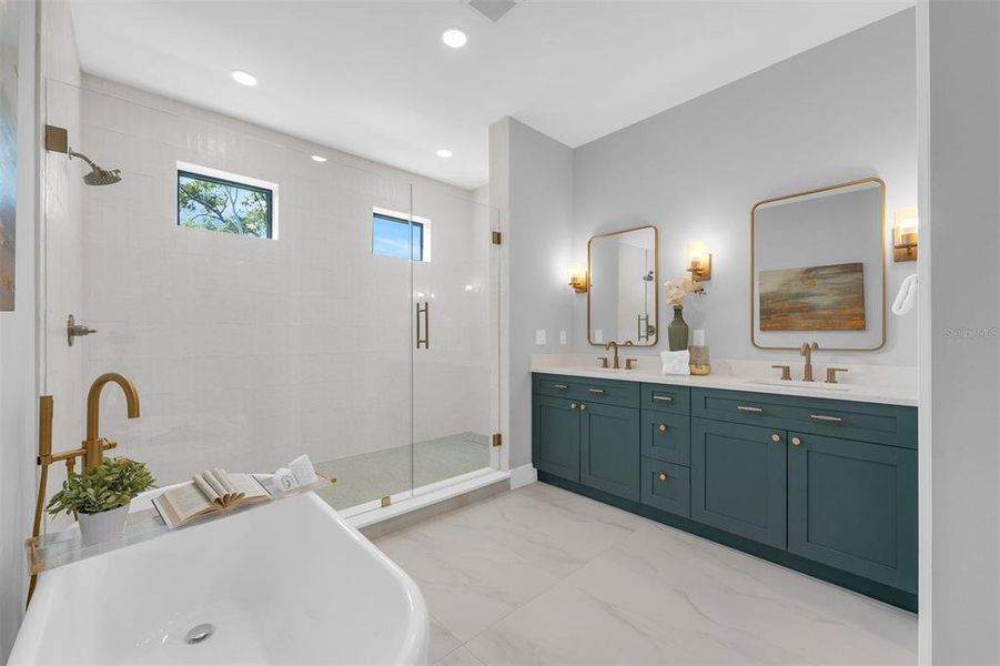 Furnished interior view inside a new home in College Park, Orlando (Image 37).