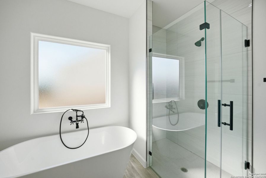 Furnished interior view inside a new home in , Lakehills (Image 10). Furnished interior view inside a new home in , Lakehills (Image 10).