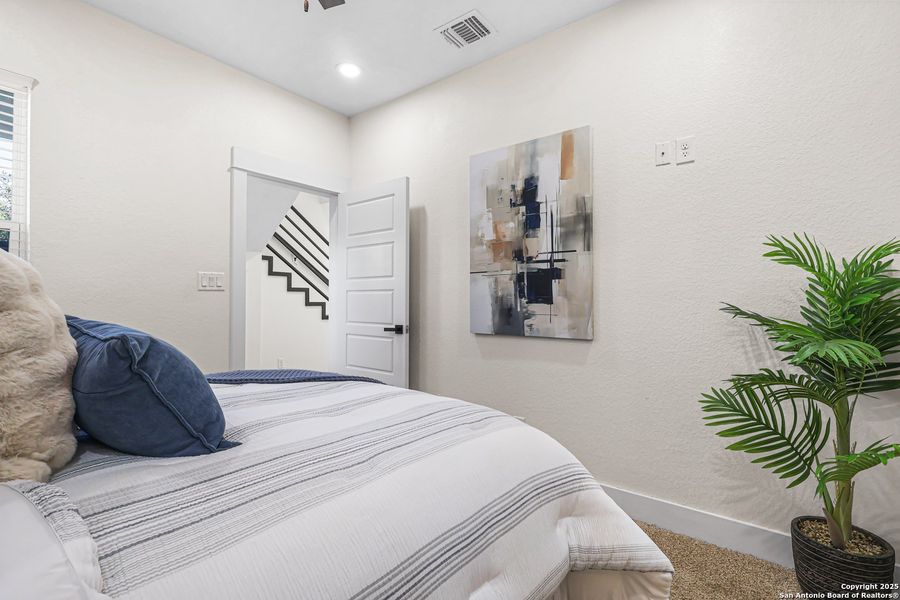 Furnished interior view inside a new home in , San Antonio (Image 16). Furnished interior view inside a new home in , San Antonio (Image 16).