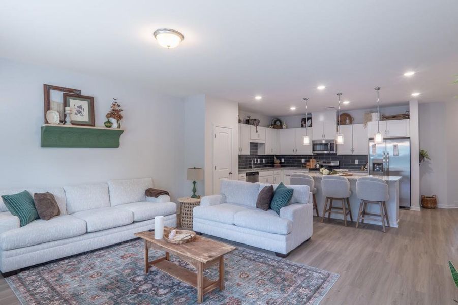 Furnished interior view inside a new home in Ellison Square, Sugar Hill (Image 12).