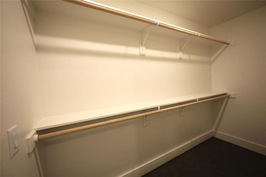 View of spacious closet