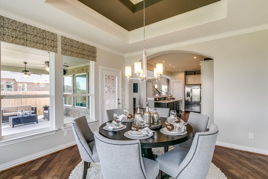 Furnished interior view inside a new home in Marvida, Cypress (Image 14).